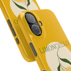 Italian Limoncello Yellow Phone Cases with Lemons IPHONE16 and all sizes