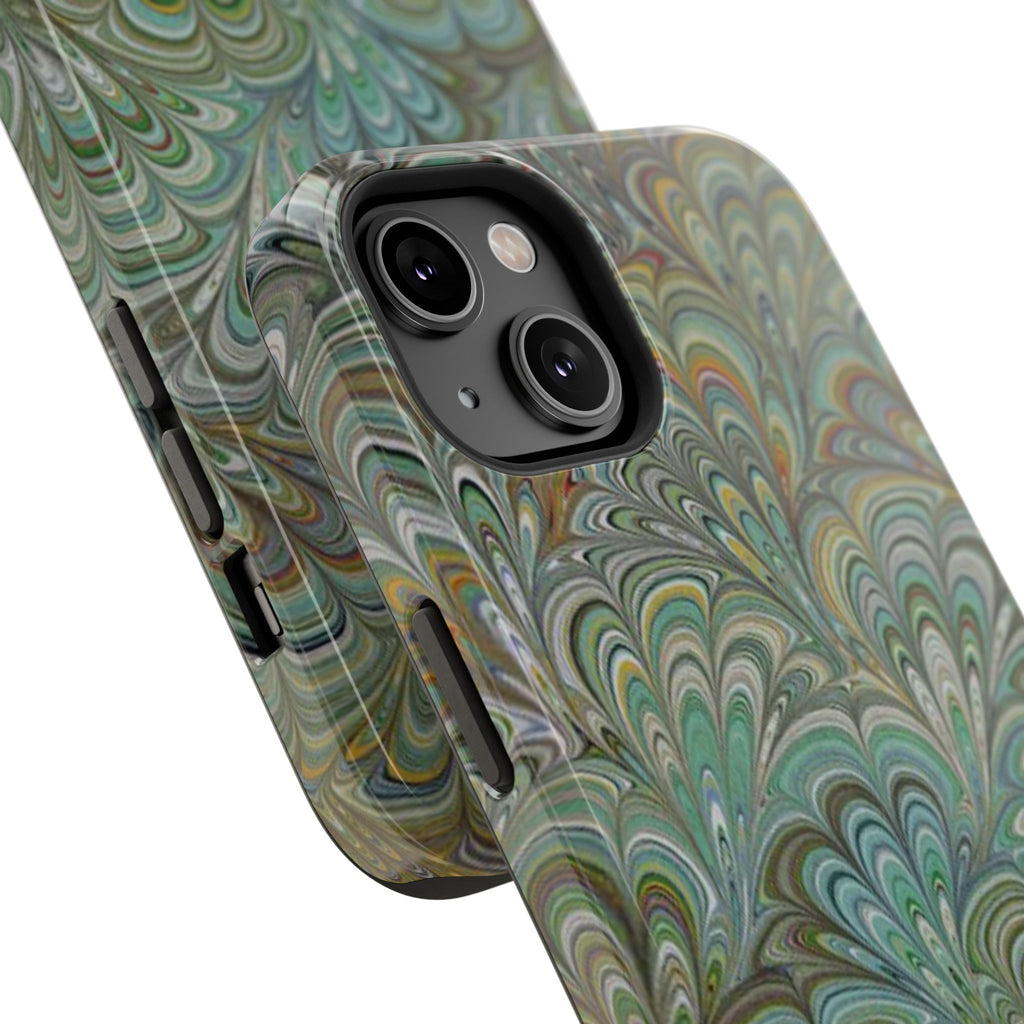 Italian Peacock Green Highly Durable Phone Case for Apple + Samsung