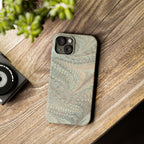 Mint + Green Italian Marbled Phone Case, Mag Safe
