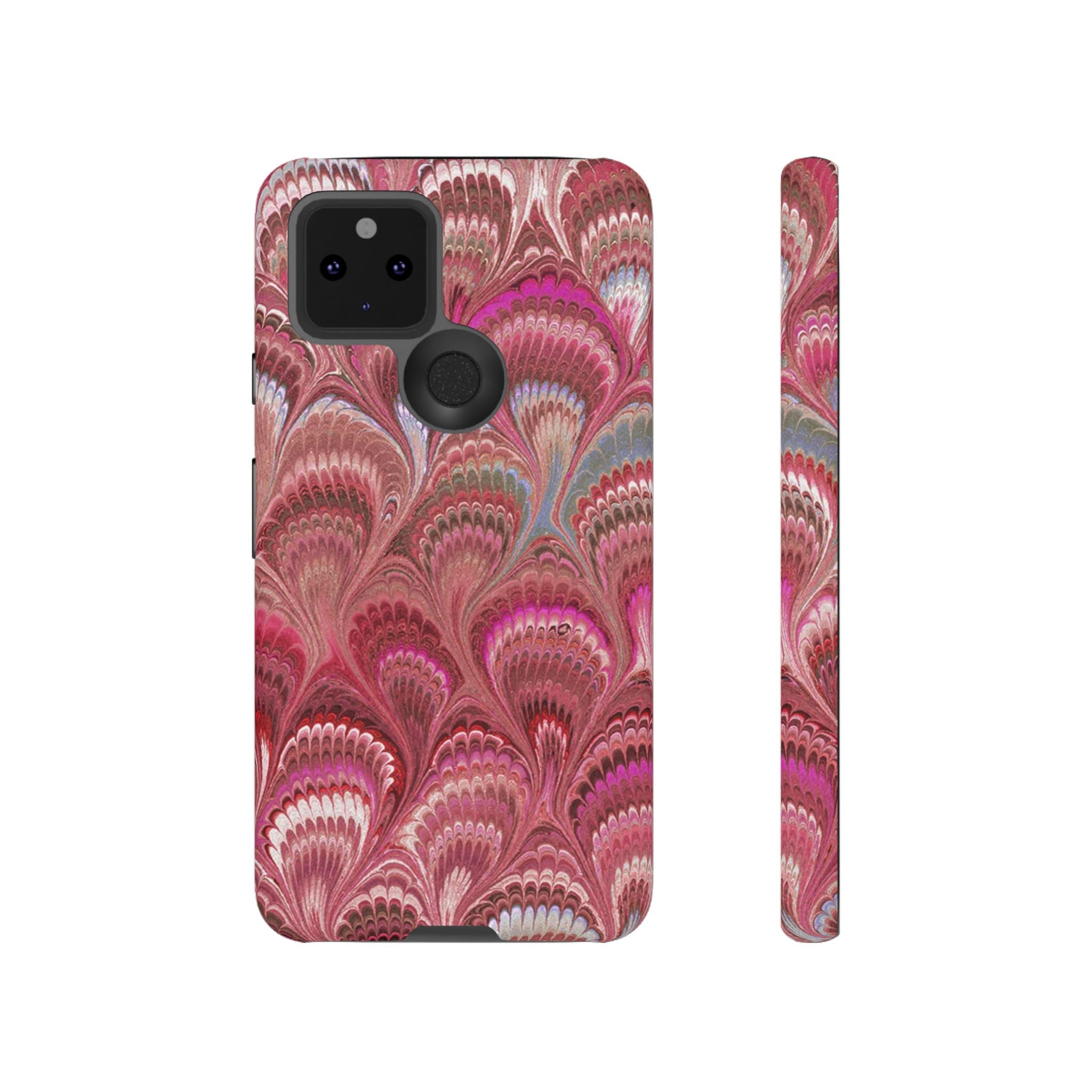 Shades of Pink Marbled Phone Case — Tough Protective Phone Cover
