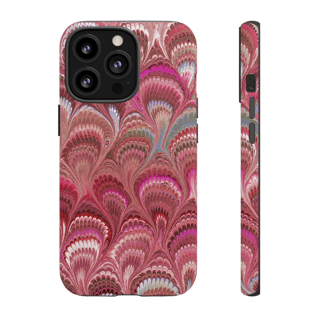 Shades of Pink Marbled Phone Case — Tough Protective Phone Cover