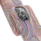 Pink Pastel Marbled Design, Italy Feather IPHONE17 + All Phone Cases