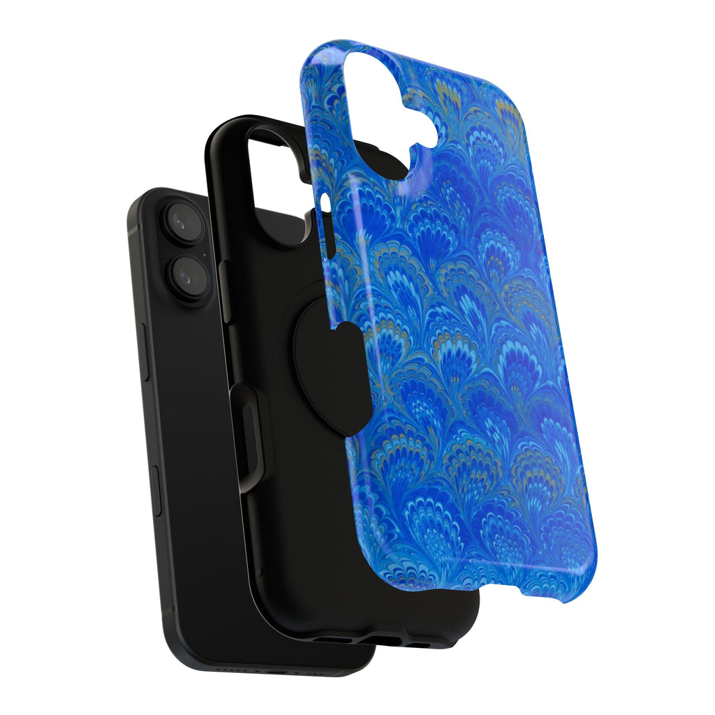 Bright Blue Marble - Dual Cover Phone Case