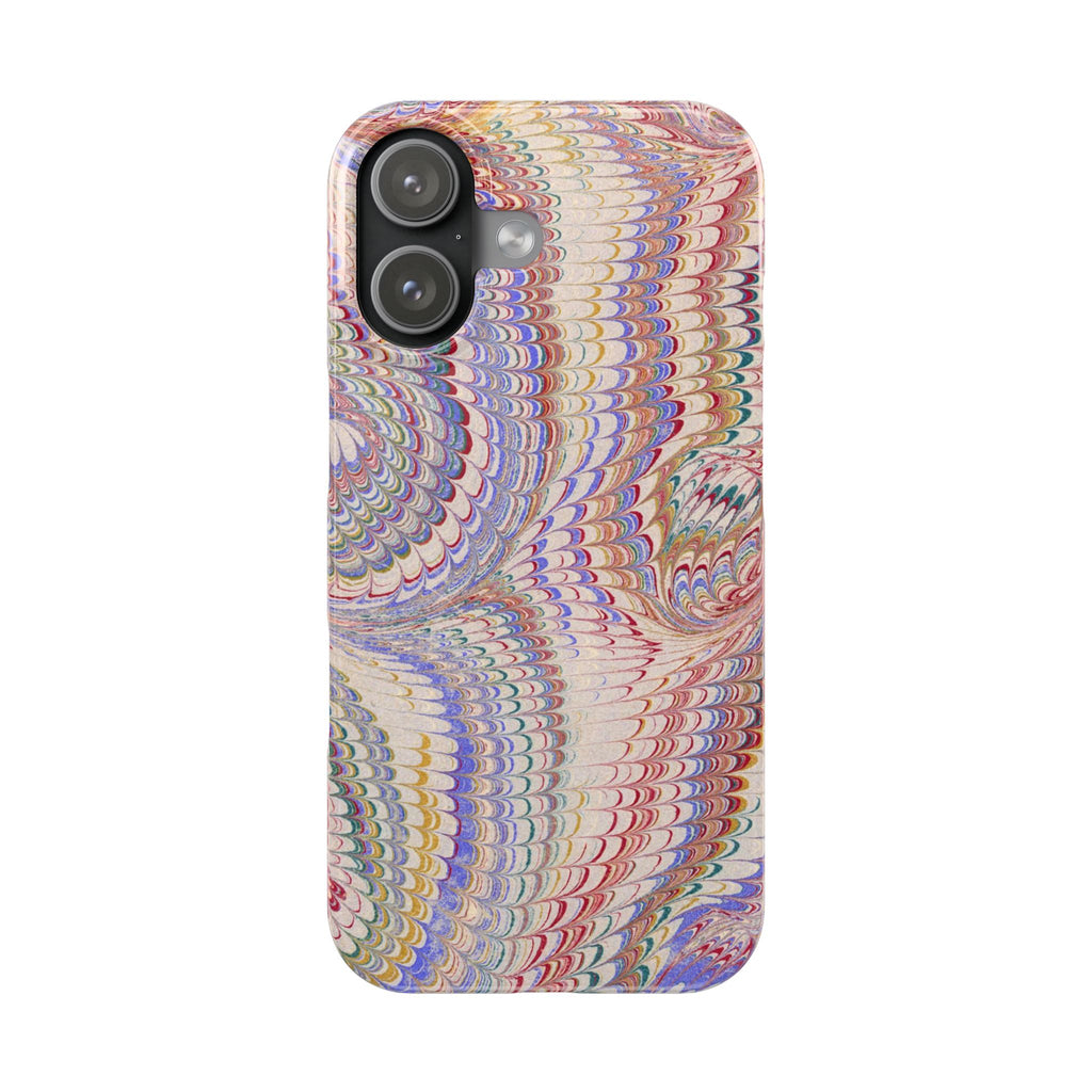Pink Pastel Marbled Design, Italy Feather IPHONE17 + All Phone Cases