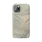 Mint + Green Italian Marbled Phone Case, Mag Safe