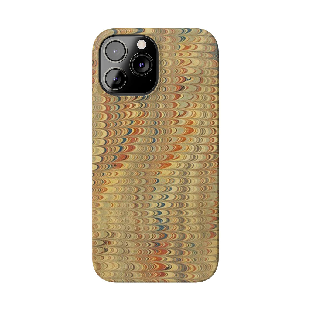 Phone Cases - Golden Fall Neutrals Italian Marbled Design, Gift for Art Lovers, Customizable and Stylish