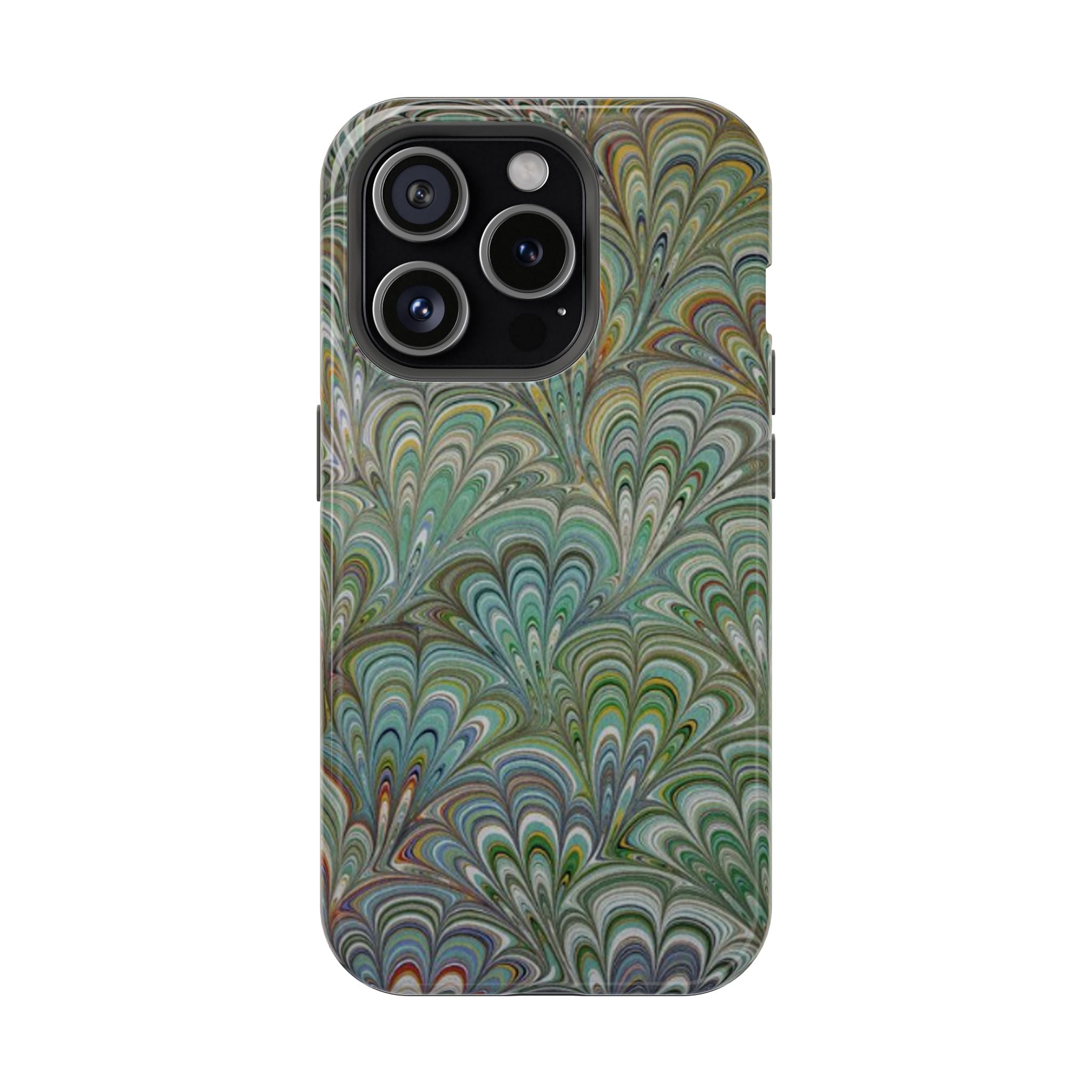 Italian Peacock Green Highly Durable Phone Case for Apple + Samsung
