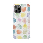 Colorful Watercolor Organic Circle Phone Cases