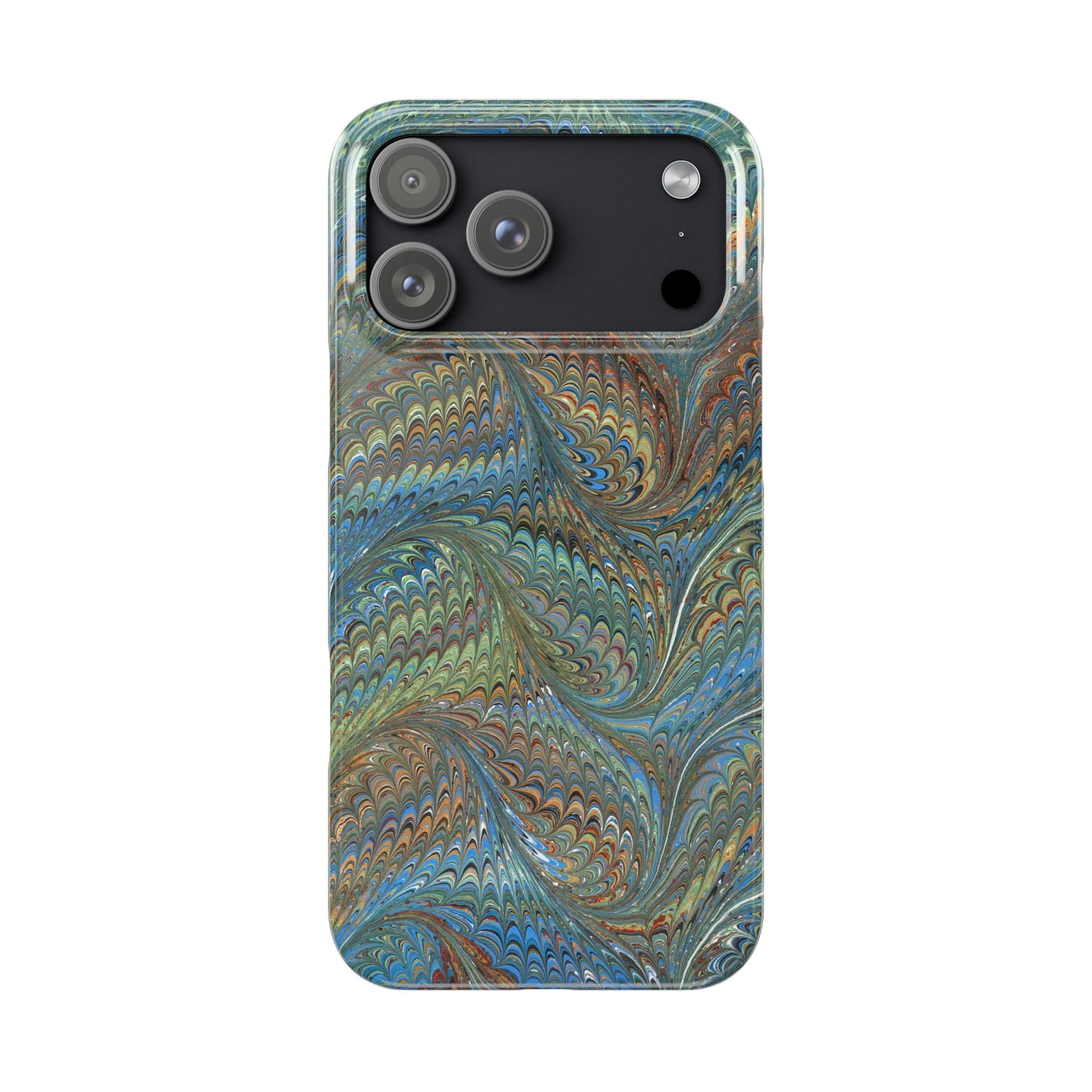 Blue and Green Swirl