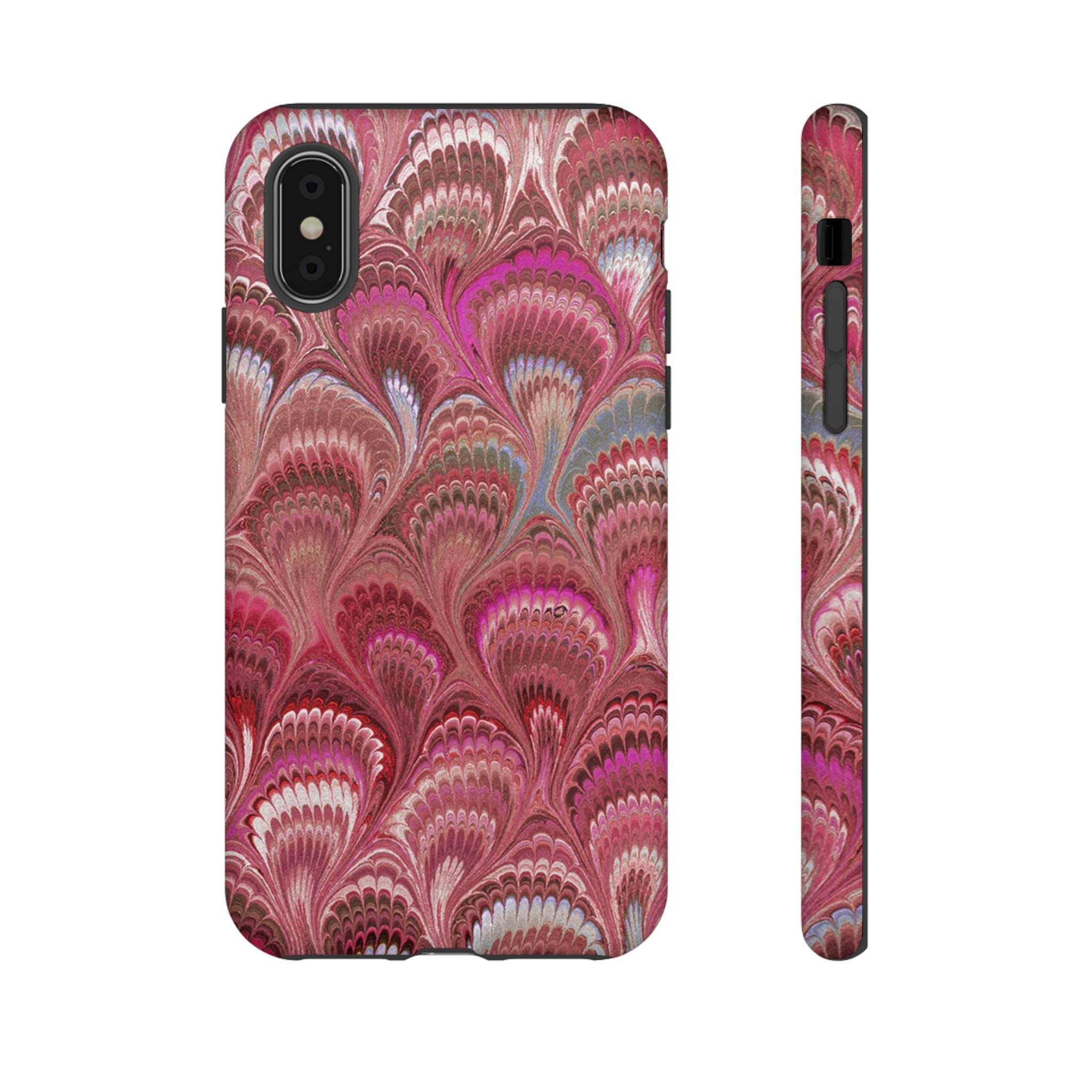 Shades of Pink Marbled Phone Case — Tough Protective Phone Cover