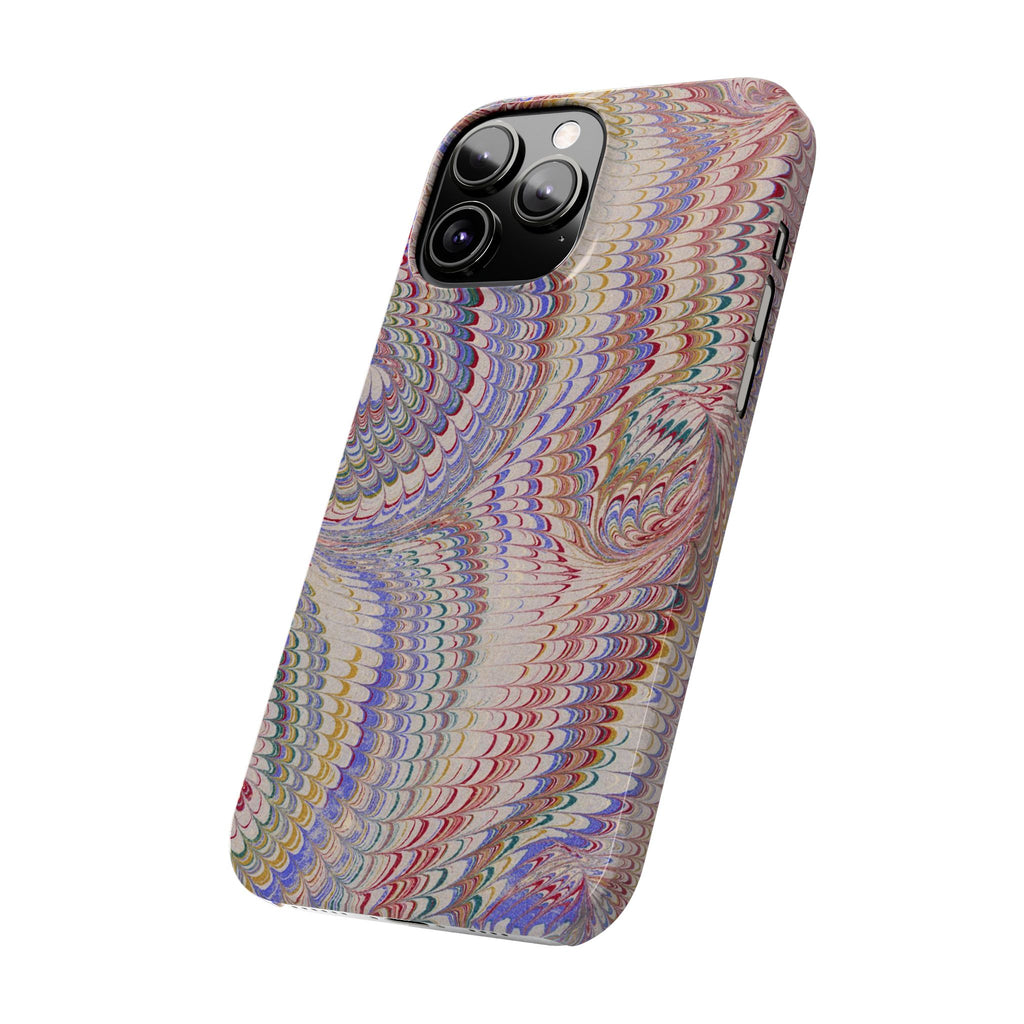 Pink Pastel Marbled Design, Italy Feather IPHONE17 + All Phone Cases