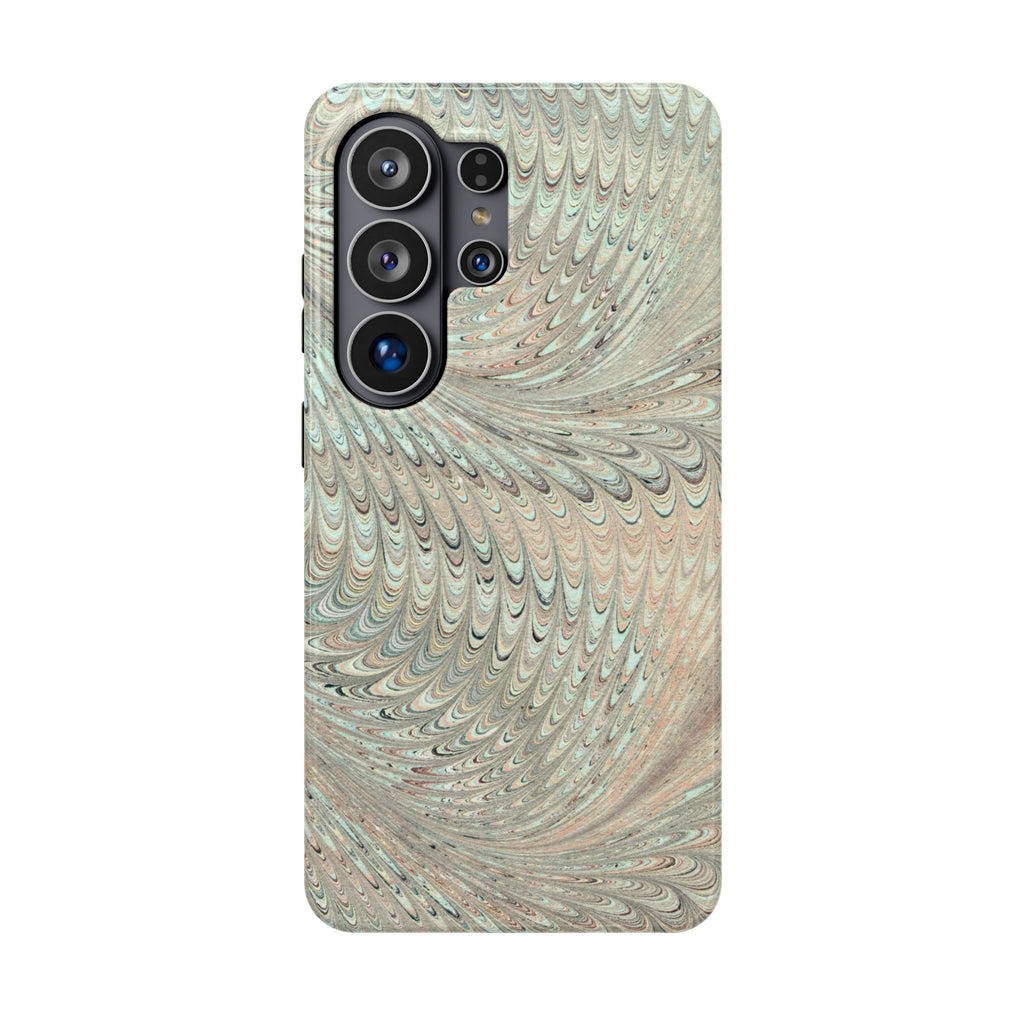 Mag Safe Italian Marble - Green Mint Dual Layer Phone Case