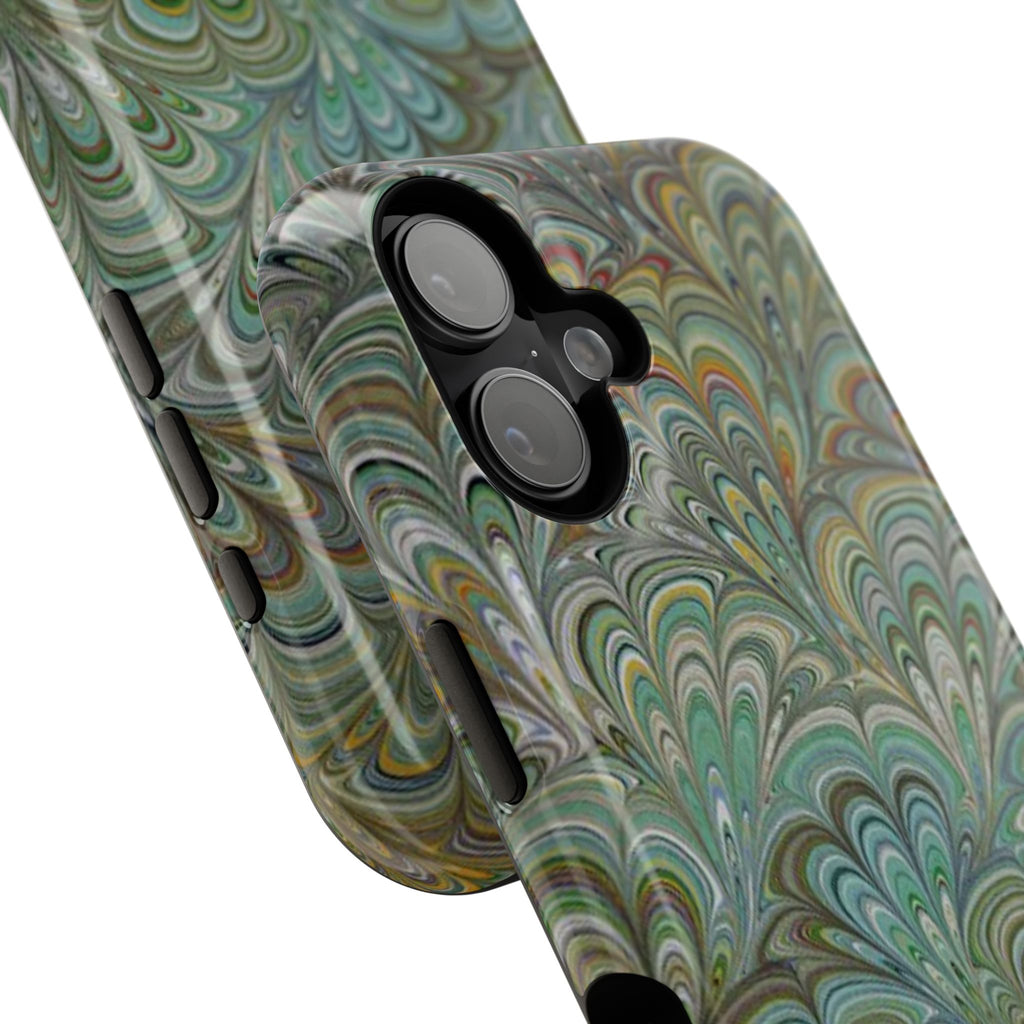 Italian Peacock Green Highly Durable Phone Case for Apple + Samsung