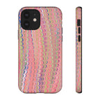 Pink Pastels Feather Marbled Vintage Design iPhone 16 + Samsung + Apple + Google - all models