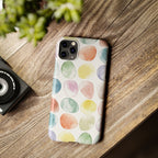 Colorful Watercolor Organic Circle Phone Cases