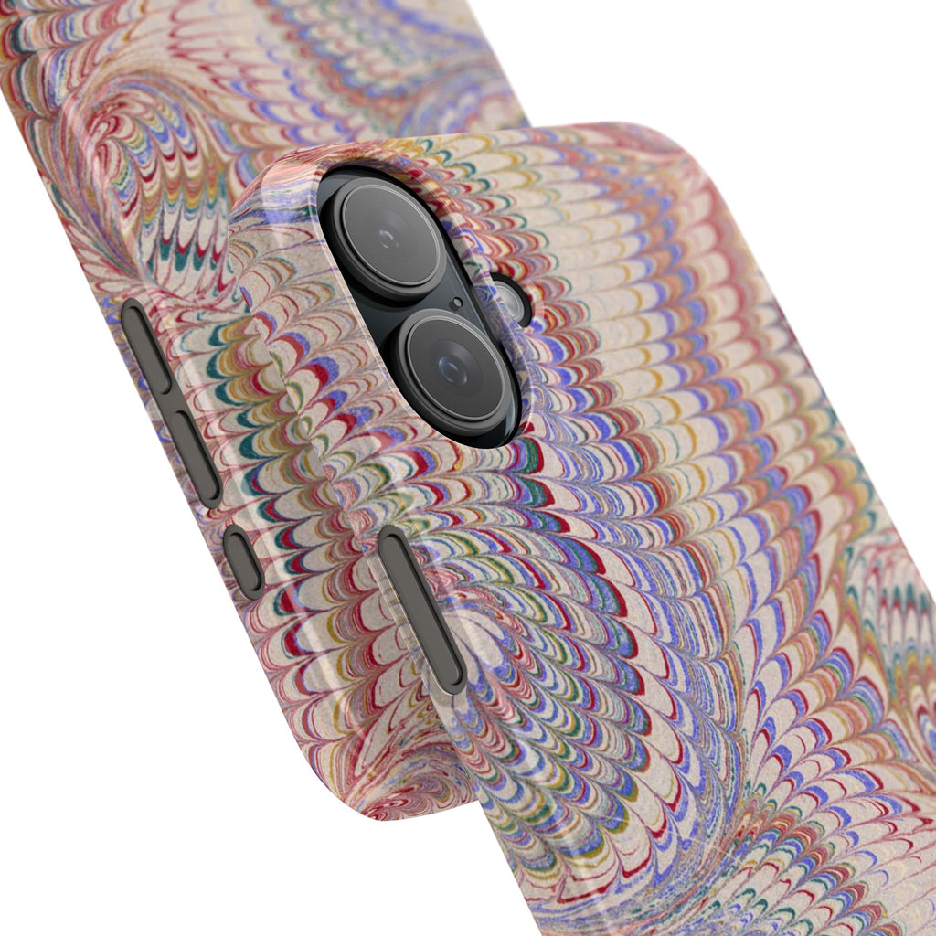 Pink Pastel Marbled Design, Italy Feather IPHONE17 + All Phone Cases