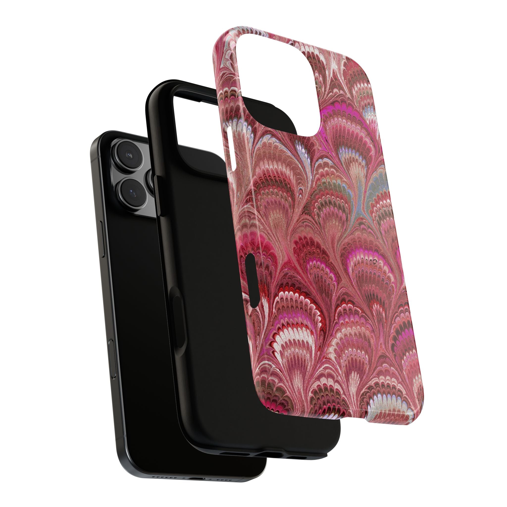 Shades of Pink Marbled Phone Case — Tough Protective Phone Cover