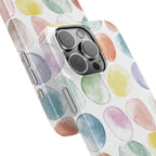 Colorful Watercolor Organic Circle Phone Cases