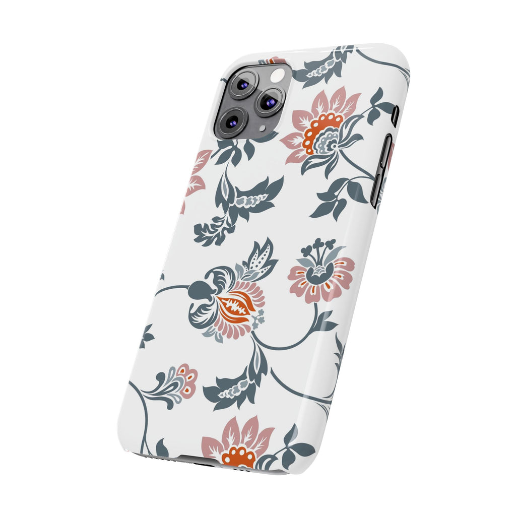 Pink and Green Floral