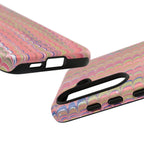 Pink Pastels Feather Marbled Vintage Design iPhone 16 + Samsung + Apple + Google - all models