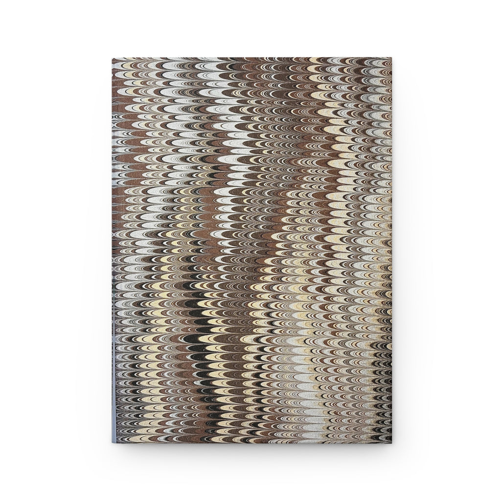 Beige Vintage Italian Marbled Hardcover Journal