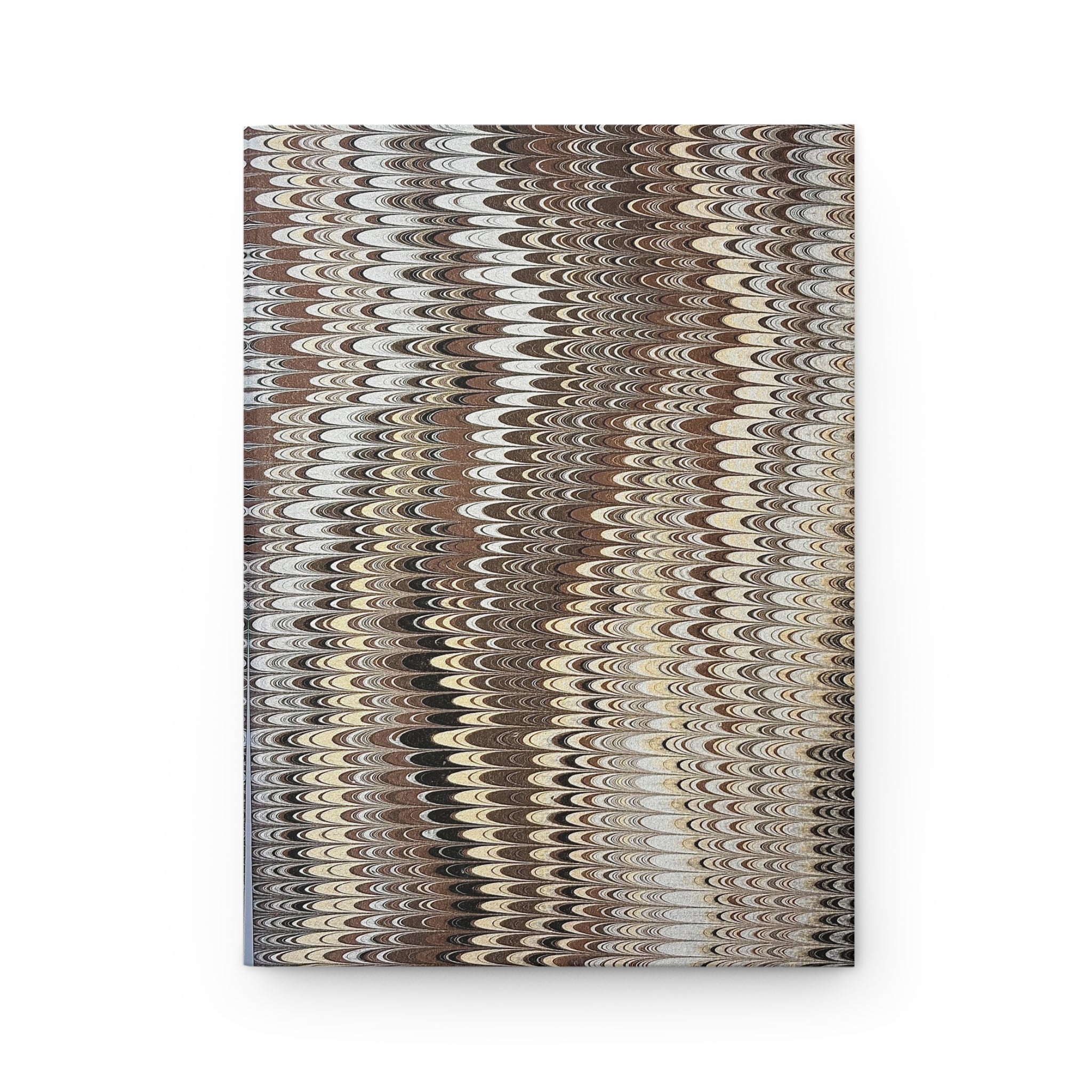 Beige Vintage Italian Marbled Hardcover Journal