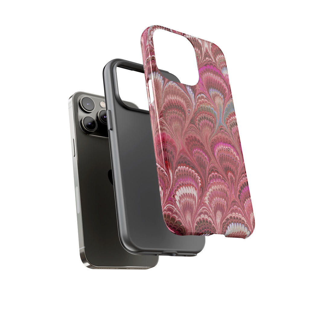 Shades of Pink Marbled Phone Case — Tough Protective Phone Cover