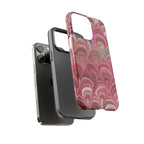 Shades of Pink Marbled Phone Case — Tough Protective Phone Cover