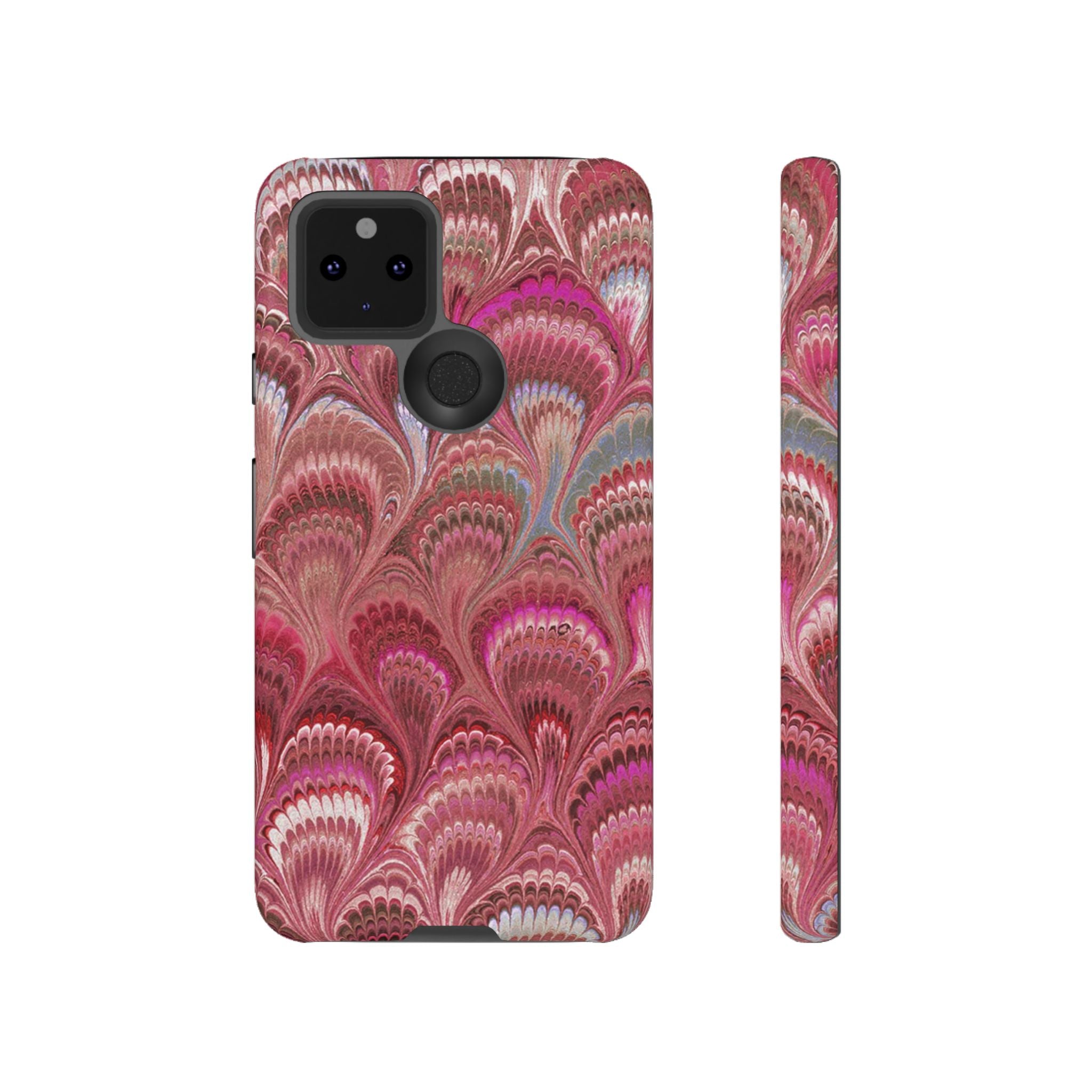 Shades of Pink Marbled Phone Case — Tough Protective Phone Cover