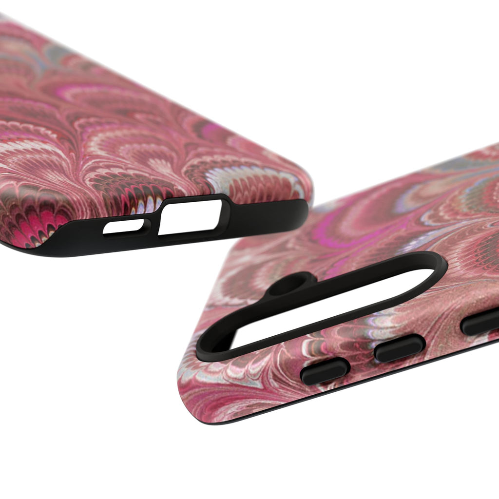 Shades of Pink Marbled Phone Case — Tough Protective Phone Cover