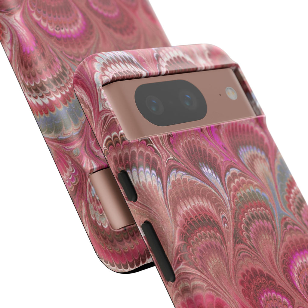 Shades of Pink Marbled Phone Case — Tough Protective Phone Cover