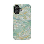 Mint Green Marbled Swirl Phone Case - Dual Layer
