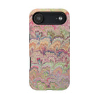 Marbled Pastel Pink and Green Impact-Resistant Phone Case for Apple + Samsung