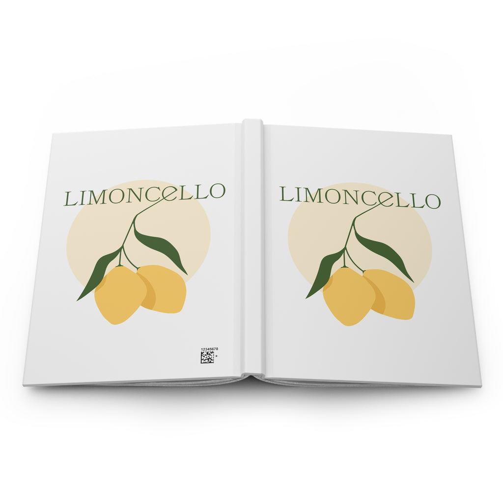 Limoncello Yellow Lemon Hardcover Journal — Matte Lemon Cover