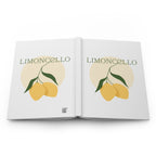 Limoncello Yellow Lemon Hardcover Journal — Matte Lemon Cover