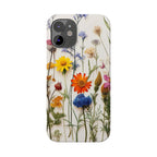 Floral Phone Cases, Pressed Flowers Design, iPhone 17 Case, Botanical Phone Accessories