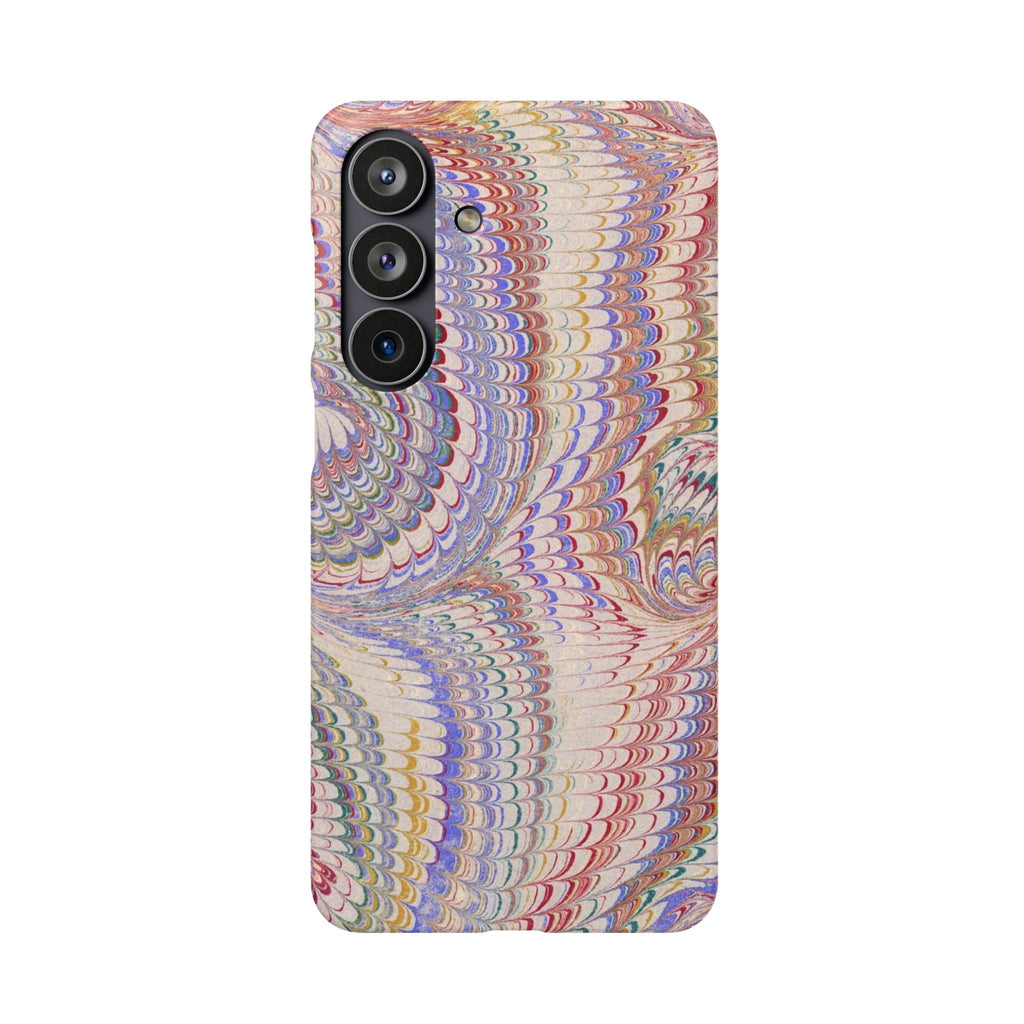 Pink and Lavender Marbled Swirl Phone Case - Single Layer Slim Case