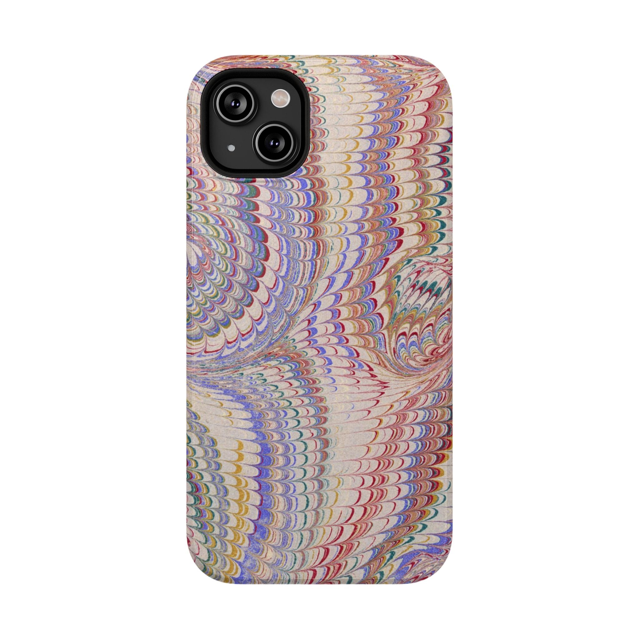 Pink and Lavender Pastel Italian Vintage Feathered Design iPhone17 + Many Makes and Models of Phone Cases
