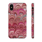 Shades of Pink Marbled Phone Case — Tough Protective Phone Cover