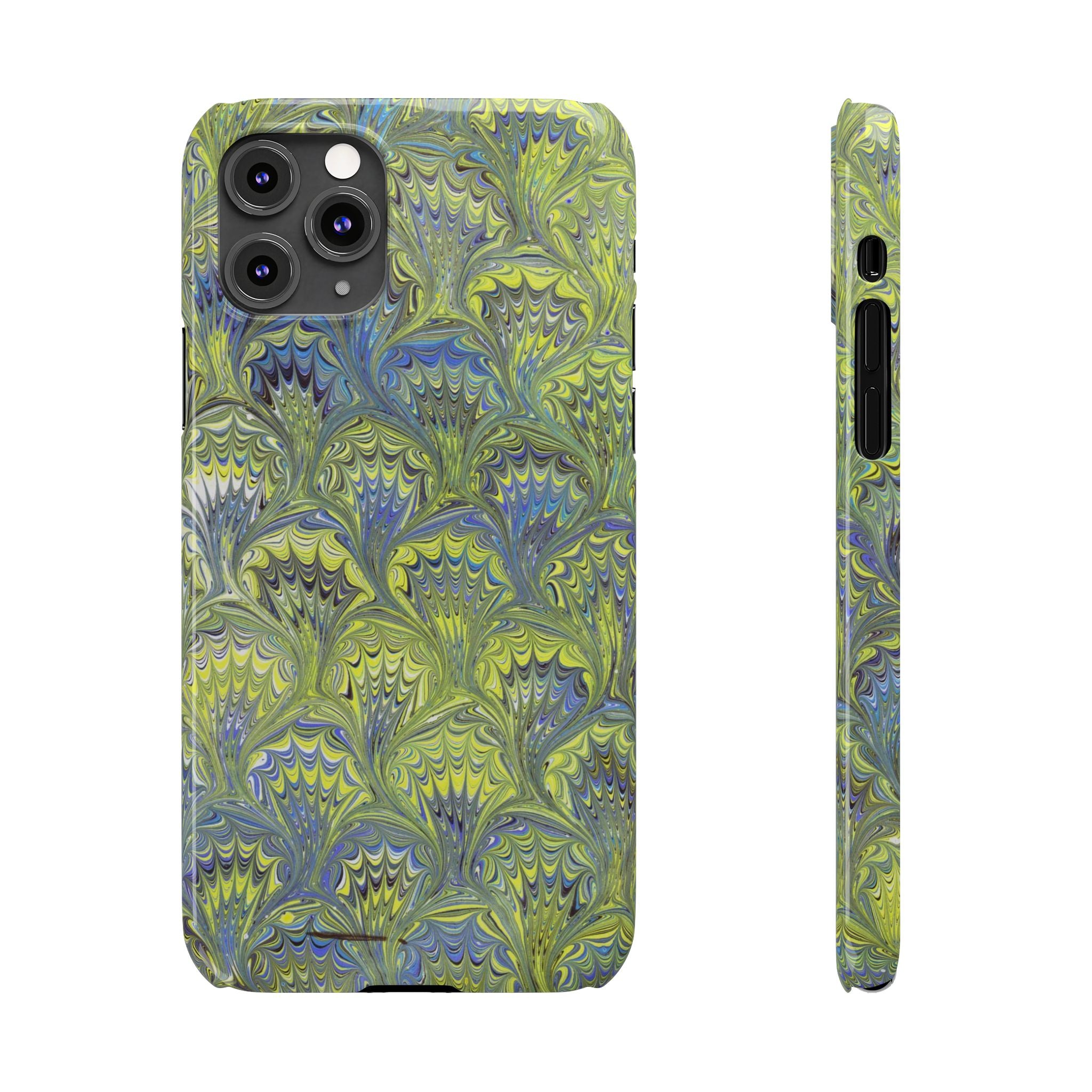 Bright Green and Blue