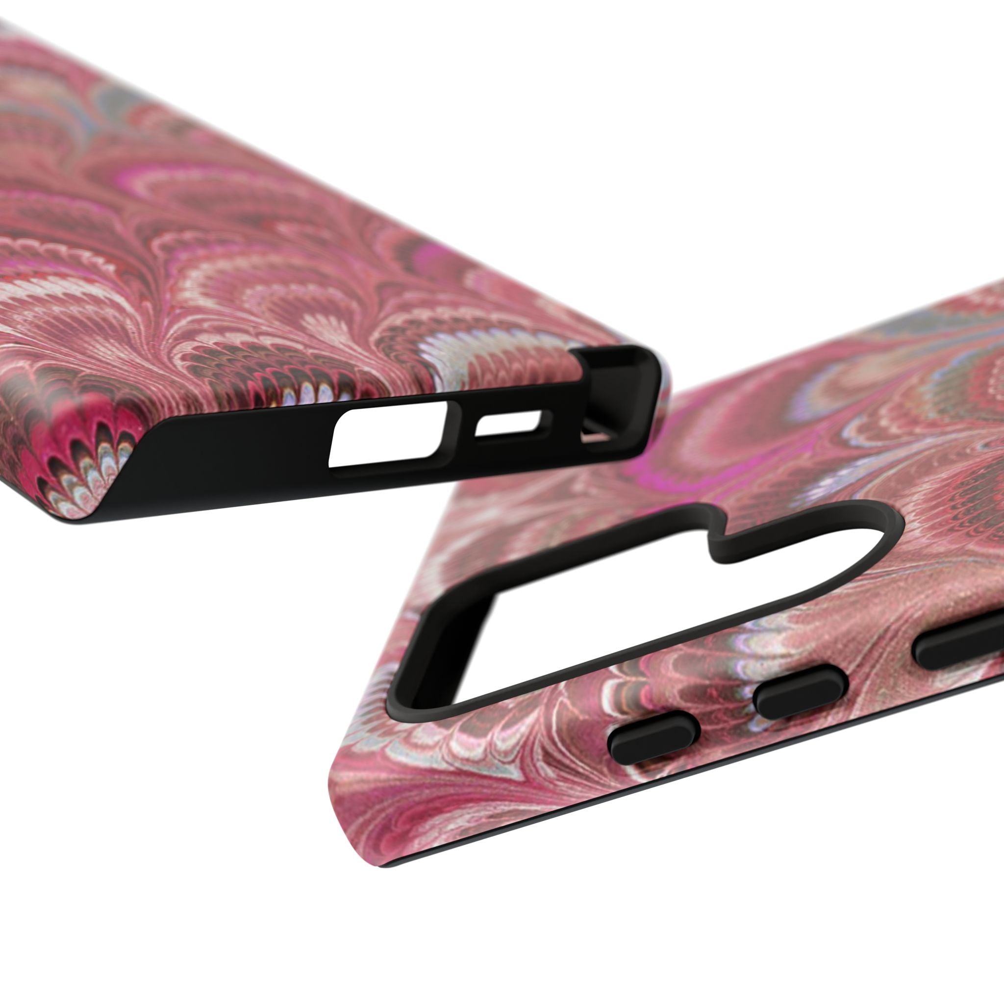 Shades of Pink Marbled Phone Case — Tough Protective Phone Cover