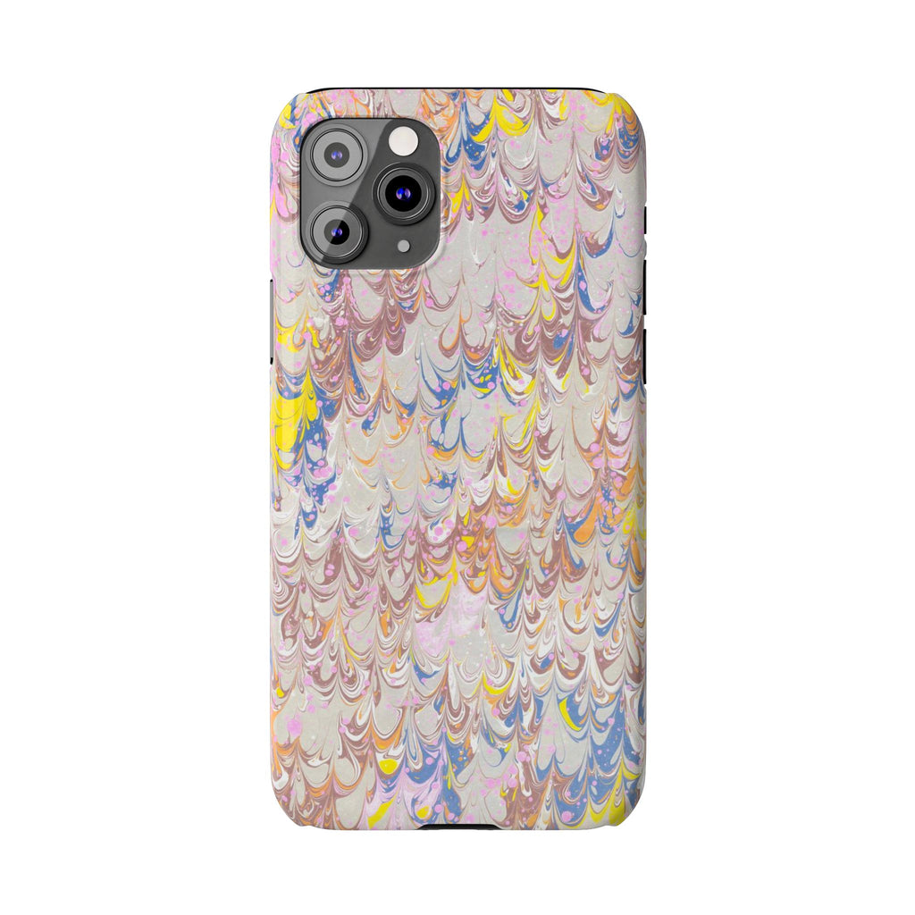 Multi-Color Italian Marbled Designed, Slim Phone Cases, Case-Mate