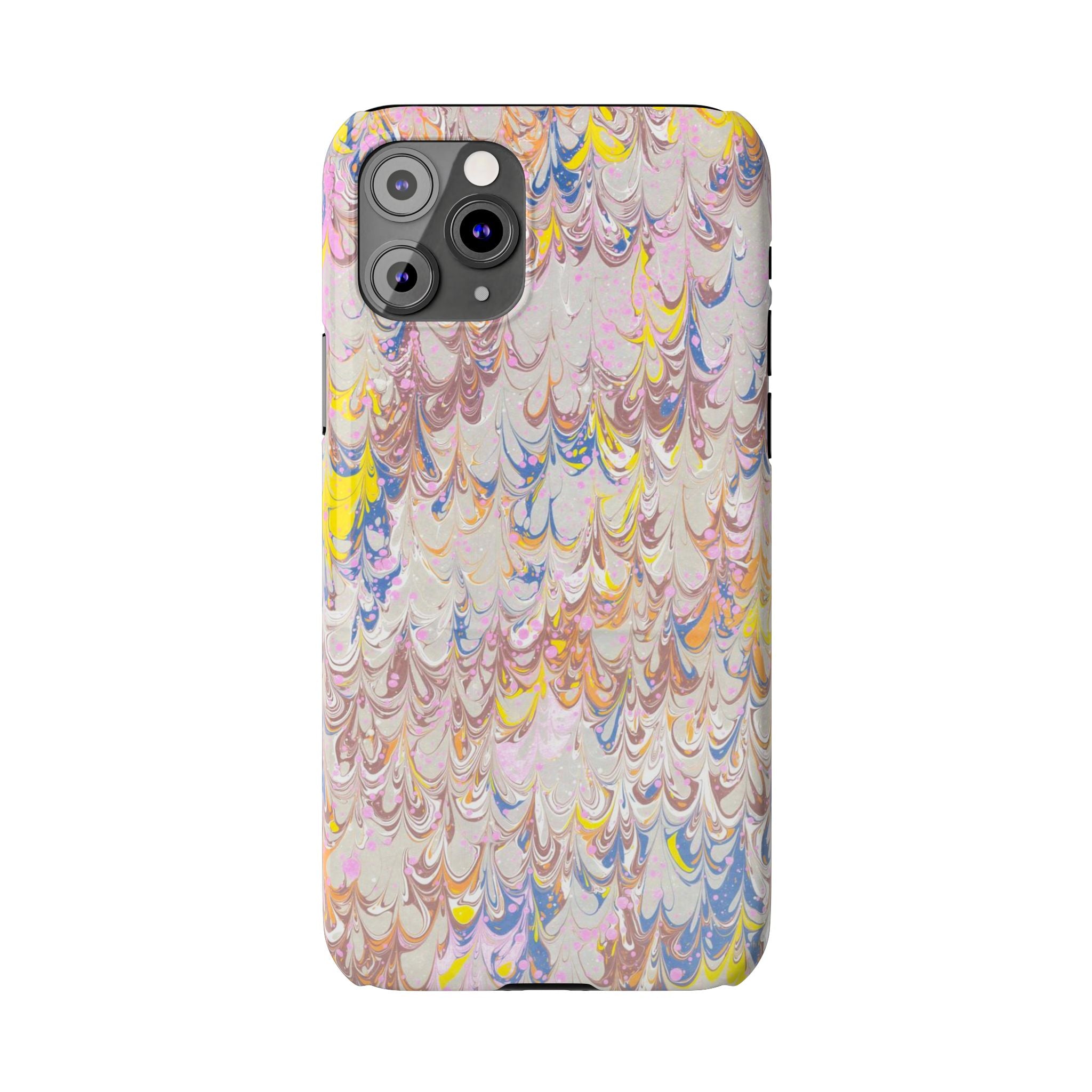 Multi-Color Italian Marbled Designed, Slim Phone Cases, Case-Mate