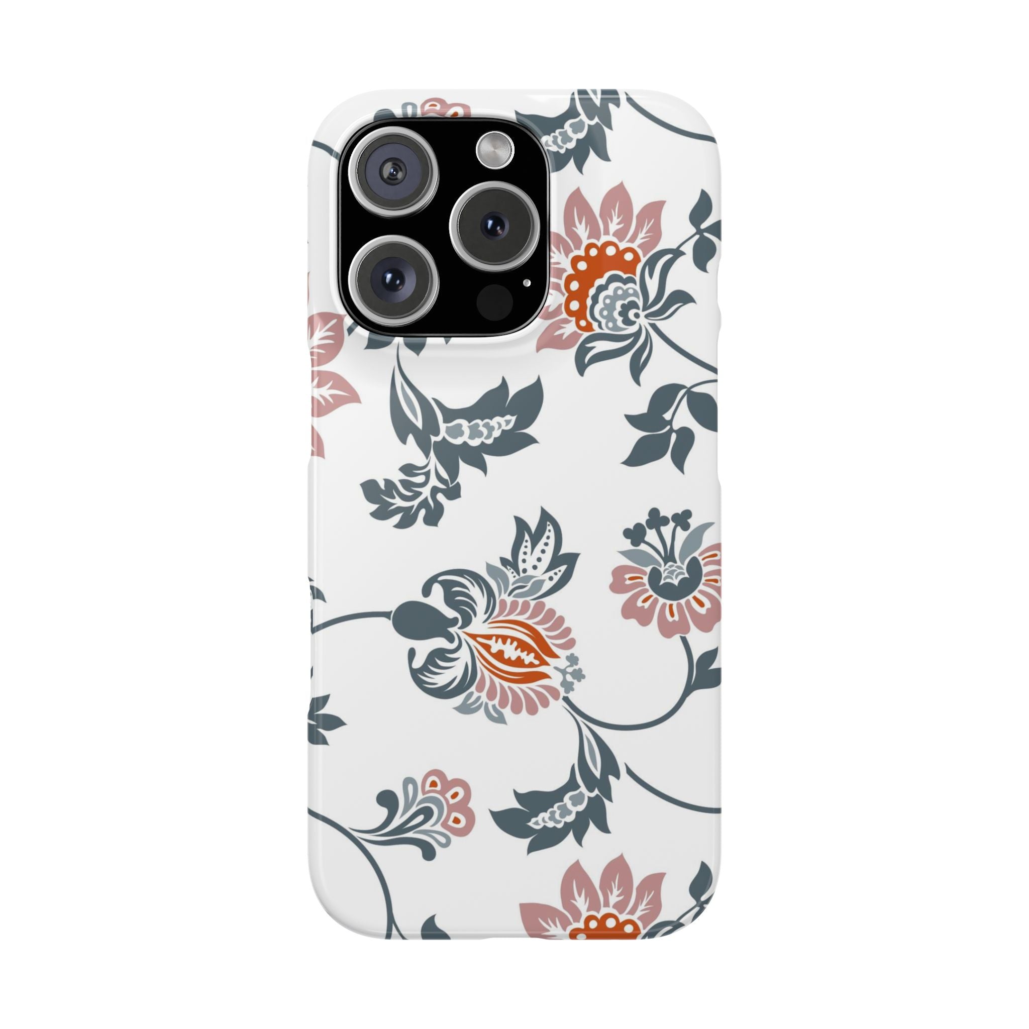 Pink and Green Floral