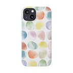Colorful Watercolor Organic Circle Phone Cases