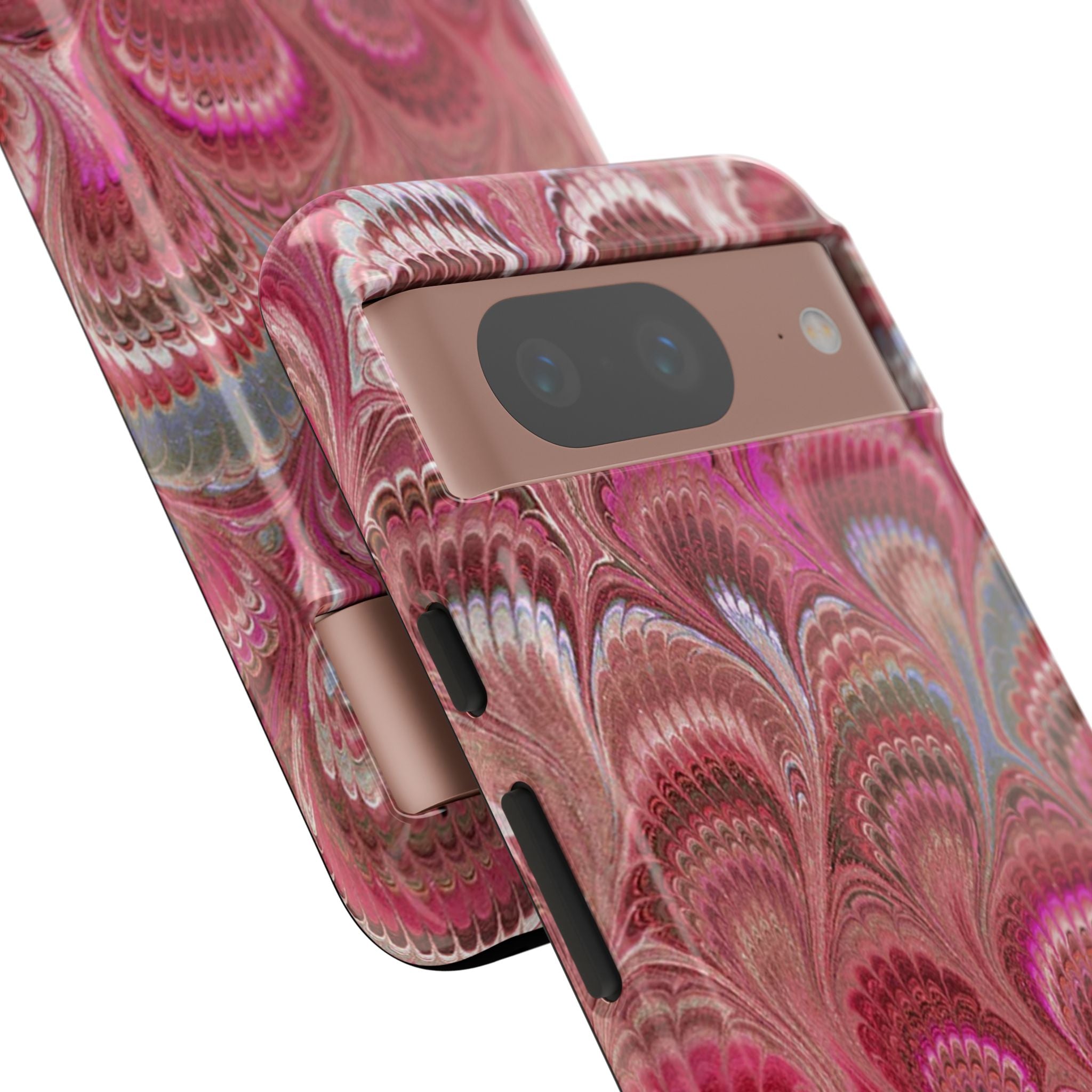Shades of Pink Marbled Phone Case — Tough Protective Phone Cover