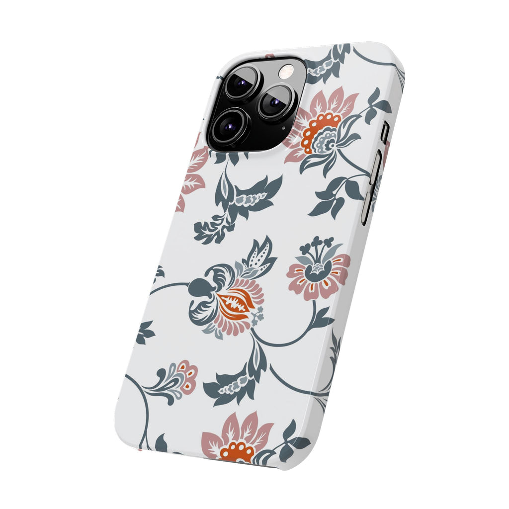 Pink and Green Floral