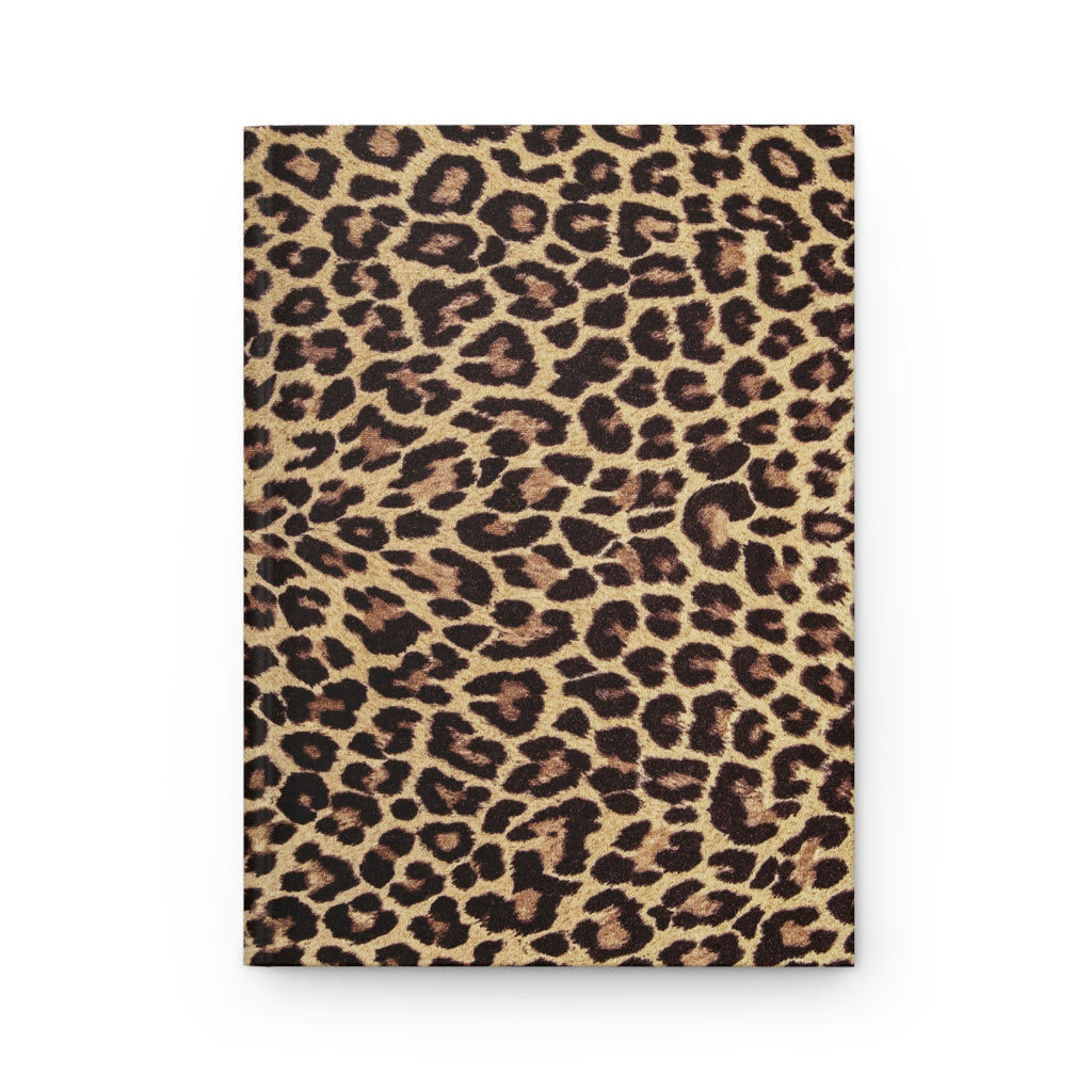 Leopard Print on Hardcover Journal Matte