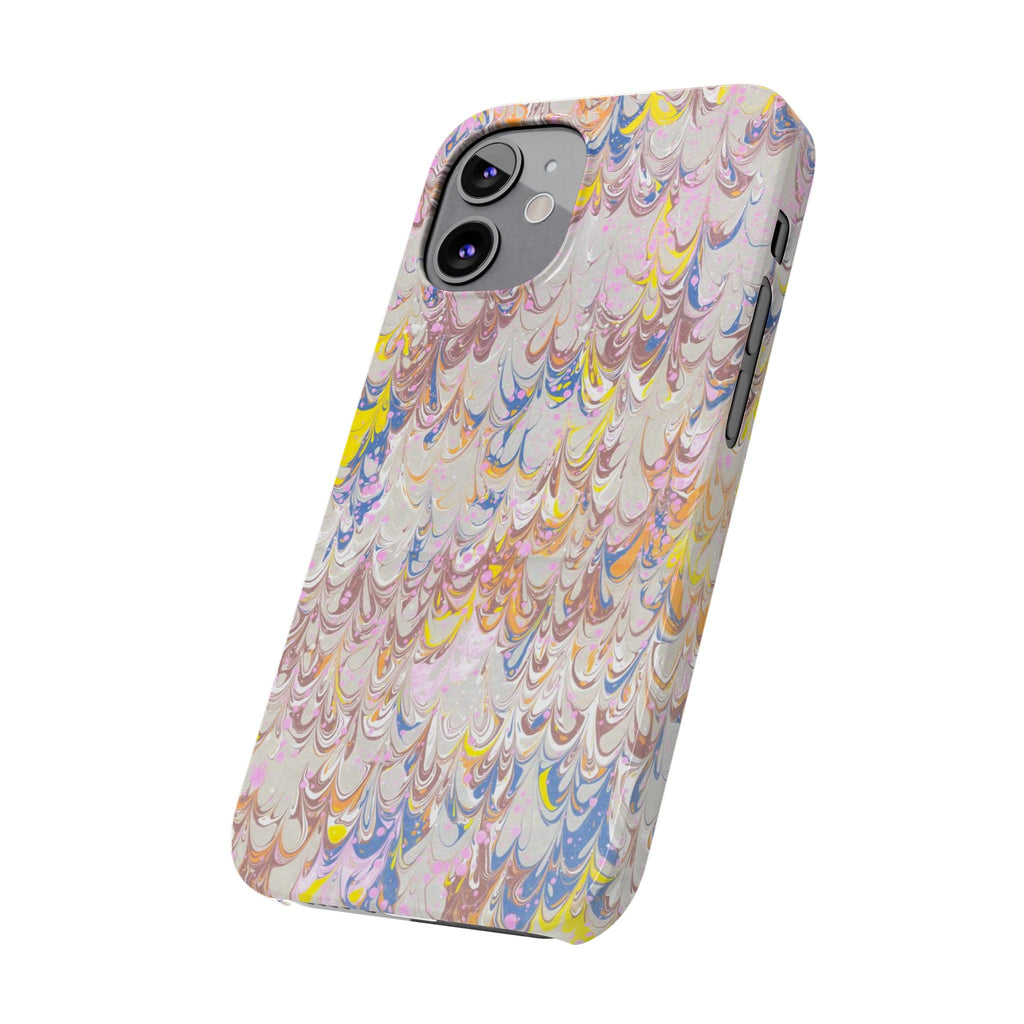 Multi-Color Italian Marbled Designed, Slim Phone Cases, Case-Mate