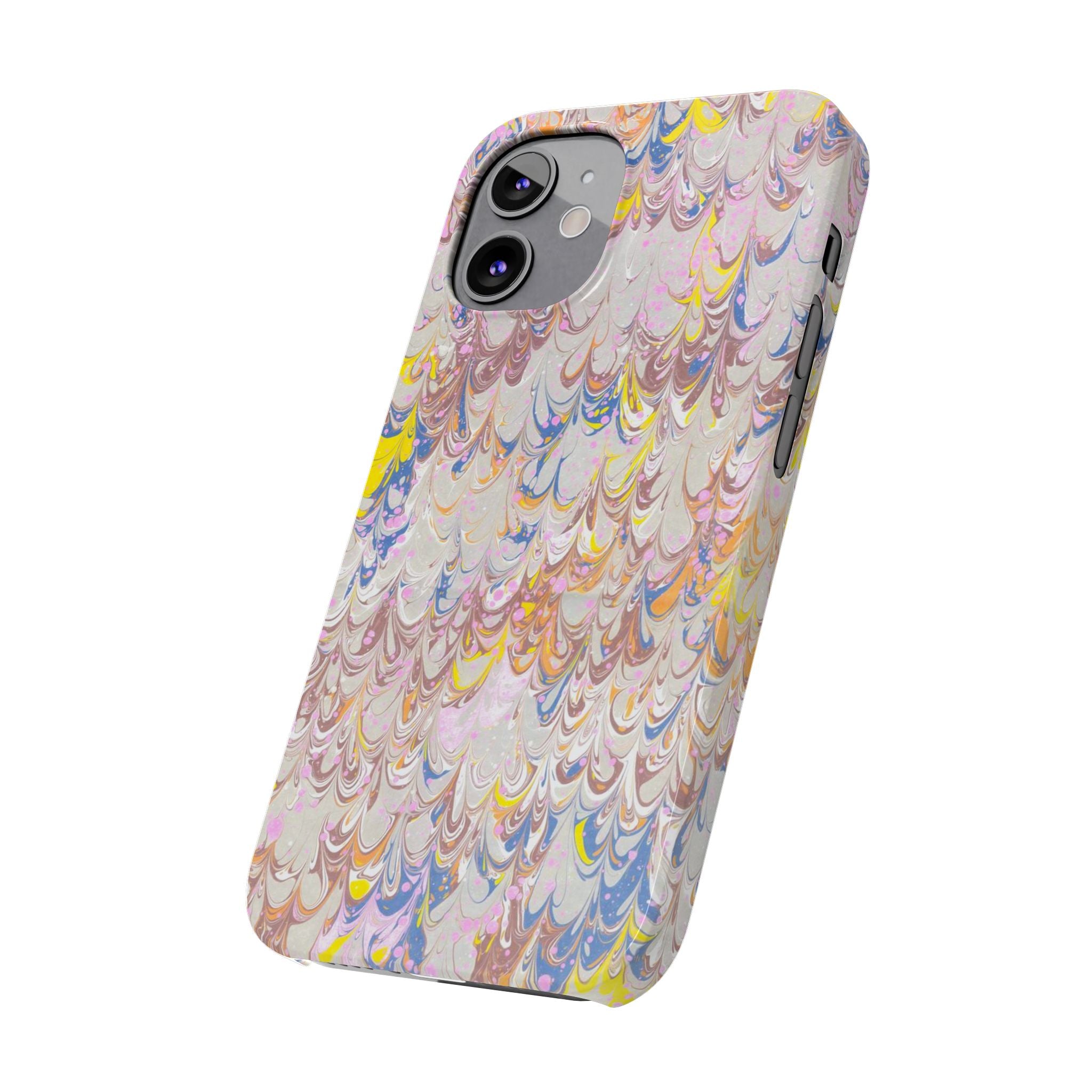 Multi-Color Italian Marbled Designed, Slim Phone Cases, Case-Mate
